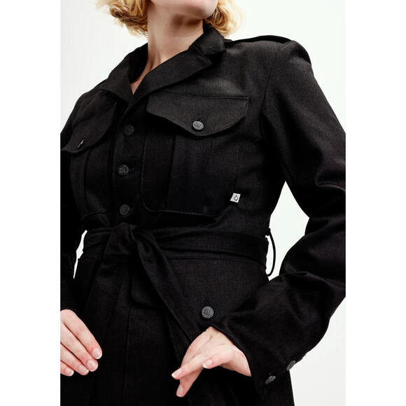 NEW Oak & Acorn Noir Reserve Blazer in Black Size US S#C3824